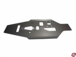 Chassisplatte Alu silber CS-Chassis Carson 11250