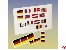 Flaggensatz 25x40mm und 15x30mm
