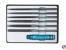Nadelfeilen-Set Profiline 160mm  7-teilig mit Metallhalter