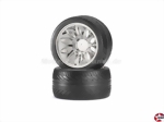 Räder-Satz chrome 10-Speichen hinten Fighter 1:10 Carson 900056