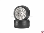 Räder-Satz chrome 10-Speichen vorne Fighter 1:10 Carson 900057