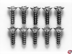 Senkkopf-Schneidschrauben 3x10mm schwarz Tamiya 50578