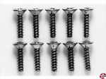 Senkkopf-Schneidschrauben 3x12mm schwarz Tamiya 50581