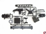 A-Teile (Dämpferbrücken, Getriebeab.) für DF-02 Tamiya 51075