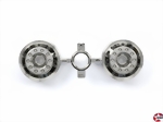 U-Teile (Felgen 20x46mm verchromt) für LKW Tamiya 53471