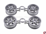 Felgen 26x52mm grau 12mm Mitnehmer Tamiya 50476