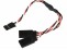 Y-Kabel UNI-Buchse auf 2x UNI-Stecker