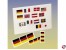 Flaggensatz 25x40mm und 15x30mm