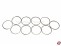 Ringe f�r Beschlag Tombak 15mm