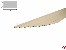 Vierkant-Plastikprofil rechteckig 1000mm