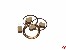 Klumpblock aus Holz hell 5mm mit Ring (1 Rille)