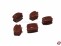 Klumpblock aus PVC 8mm (2 Rillen)