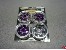 Felgen-Satz chrome metallic purple 24x52mm 12mm, Sechskant-Mitnehmer