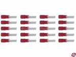 Flachstiftkabelschuh Isoliert 0,8x2,3mm rot 0,5-1mm² MBP AMP-RP-PP12/23
