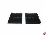 Klettband Dual Lock SJ354X 25x25mm schwarz selbstklebend MBP 3M SJ354X