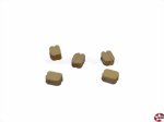 Klumpblock aus Holz hell 5mm (1 Rille) Aeronaut 522005