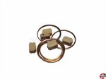 Klumpblock aus Holz hell 5mm mit Ring (1 Rille) Aeronaut 522105