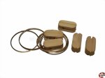 Klumpblock aus Holz hell 10mm mit Ring (1 Rille) Aeronaut 522110