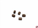 Klumpblock aus Holz dunkel 5mm (2 Rillen) Aeronaut 522235