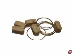 Klumpblock aus Holz hell 10mm mit Ring (2 Rillen) Aeronaut 522310