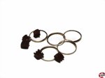 Klumpblock aus PVC 3mm mit Ring (2 Rillen) Aeronaut 522353
