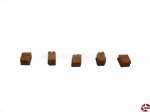 Klumpblock aus Holz hell 5mm (3 Rillen) Aeronaut 522505