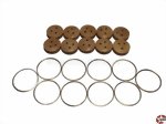 Juffern aus Holz hell 12mm mit Ring Aeronaut 528112