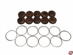 Juffern aus Holz dunkel 12mm mit Ring Aeronaut 528142