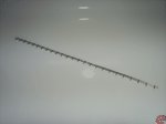 Relingstreifen vernickelt (2 Durchzüge) 250mm Aeronaut 560205