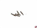 Relingstützen Messing (2 Durchzüge) 6mm Aeronaut 560206