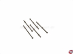 Relingstützen Messing (2 Durchzüge) 30mm Aeronaut 560230
