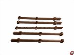 Relingstützen Messing (2 Durchzüge) 40mm Aeronaut 560240