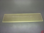 Relingstreifen Messing geätzt (3 Durchzüge) 220x5mm Aeronaut 560301