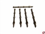 Relingstützen Messing (3 Durchzüge) 30mm Aeronaut 560330
