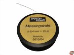 Messingdraht auf Spule 0,4mmx25m Aeronaut 561004