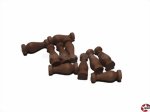 Geländerstütze aus Holz dunkel 10mm Aeronaut 561660