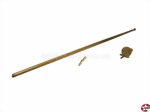 Flaggenstock Messing 110mm mit Einstecksockel Aeronaut 570511