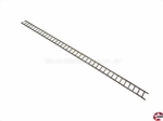 Leiter Messing 10x250mm Aeronaut 574004