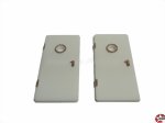 Tür aus PVC links weiss 36x17mm mit Bullauge Aeronaut 576803
