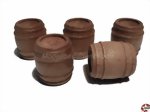 Fass aus Holz dunkel 23mm Aeronaut 578173