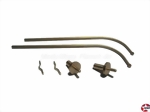 Davit Messing 55x23mm mit Einstecksockel Aeronaut 588655
