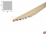Vierkant-Plastikprofil quadratisch 1000mm Aeronaut 772701 - 772710