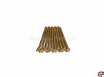Zylinderkopf-Gewindeschrauben Schlitz M2x40mm Messing DIN 84 Aeronaut 777240