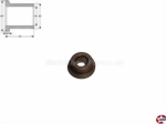 Bronze-Sinterlager 4mm mit Bund Aeronaut 782405
