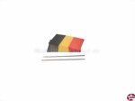 Flagge Belgien aus Seide 40x60mm Aeronaut 798558
