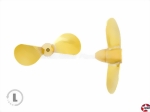 2-Blatt Schiffsschraube Form A Messing linkslauf Aeronaut