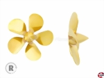 5-Blatt Schiffsschraube Form A1 Messing rechtslauf Aeronaut