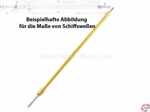 Schiffswelle M5/6mm mit Stevenrohr 450mm Aeronaut 715609
