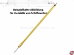 Schiffswelle M4/4x290mm mit Stevenrohr 6x240mm Aeronaut 715611