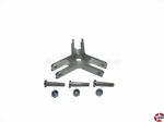 3-Blatt Alu-Mittelstück 47mm 0° für 8mm Blattaufnahme Aeronaut 724233